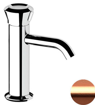 Смеситель для раковины Remer Element ET12RP, медь брашированная