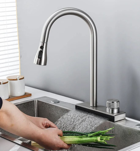 Смеситель для мойки Rea Conor nikiel matt B6313