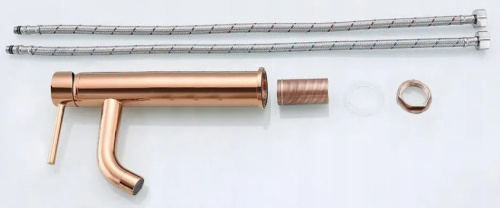 Смеситель для умывальника Rea Lungo Rose Gold B6321