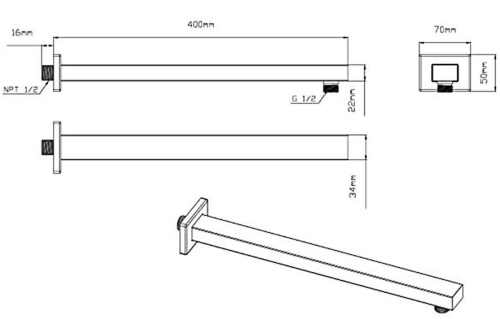 Душевая система Vincea VSFW-433T1BG