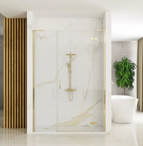 Душевая стенка Rea HUGO gold brush K6610