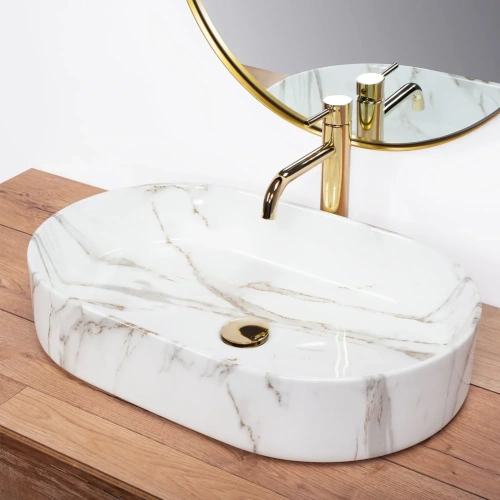 Умывальник Rea Nadia Shiny Aiax U6506