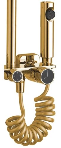 Душевая система Rea Helix gold P6619