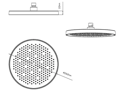 Душевая система Vincea VSFW-422T2MB
