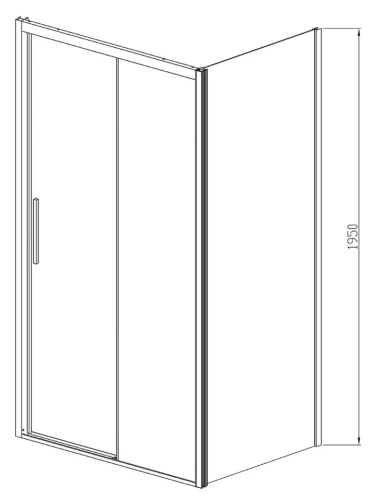 Душевой уголок Vincea Soft VSR-3SO8015CLGM