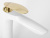 Смеситель для умывальника Rea Orbit White Gold B2053