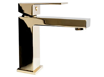 Смеситель для умывальника Rea Fenix Gold B6395