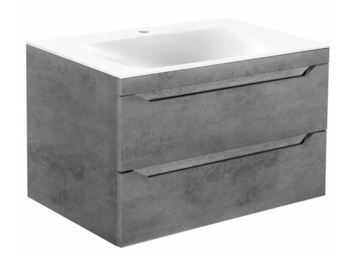 Тумба подвесная Vincea Fine 800 Beton VMC-2F800BT