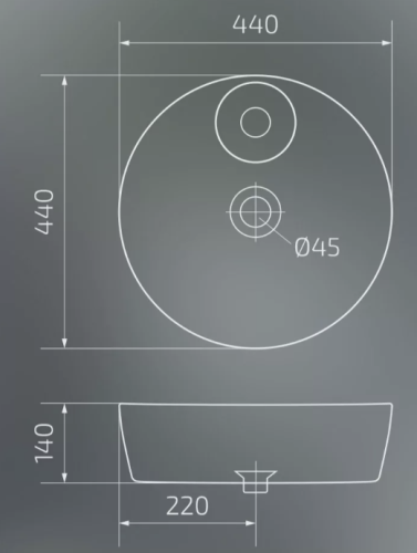 Умывальник Gid D1306