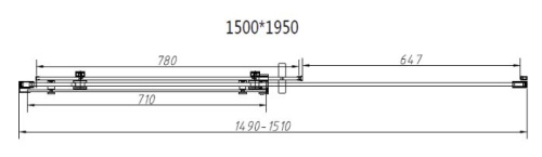 Душевой уголок Vincea Como-N VSR-4CN1015CL