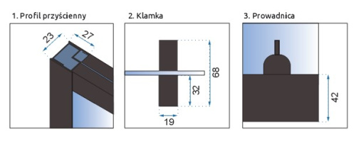 Душевой уголок Rea Punto Black 90x90 K4801