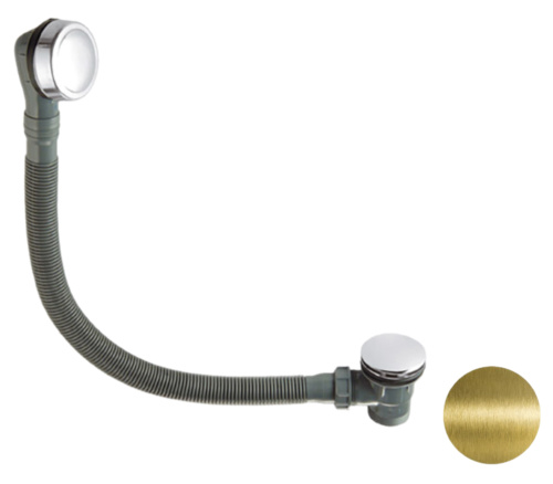 Слив-перелив click-clack для ванны Remer 96PCCVO, бронза