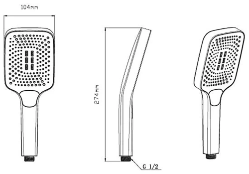 Душевая система Vincea VSFW-4311BG