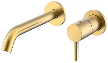 Смеситель для раковины Nemo Round NM-2313BG brush gold