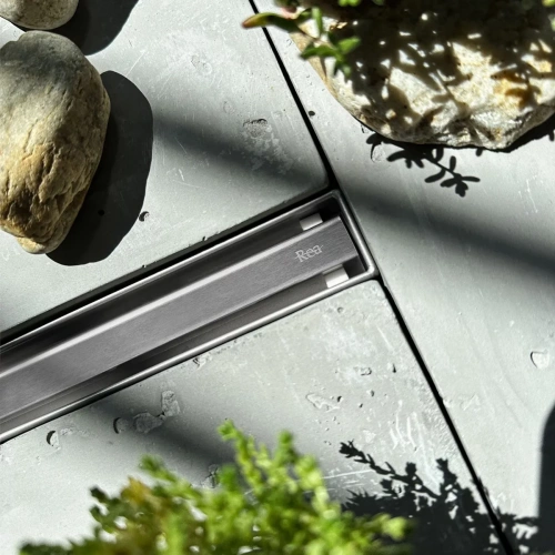 Душевой трап Rea Neox Slim pro 700 nikiel brush G4810