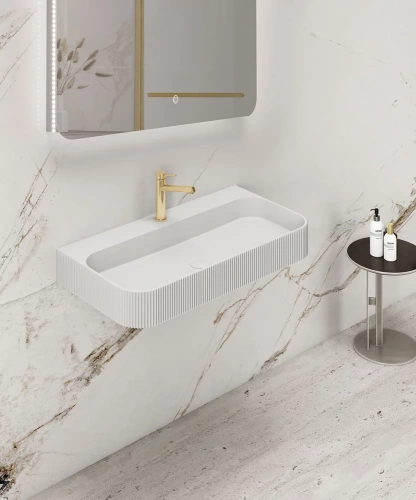 Умывальник Vincea Solid Surface VWB-6SG75MW