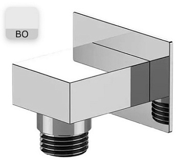 Шланговое подключение для душа Remer 309WBO, белый матовый