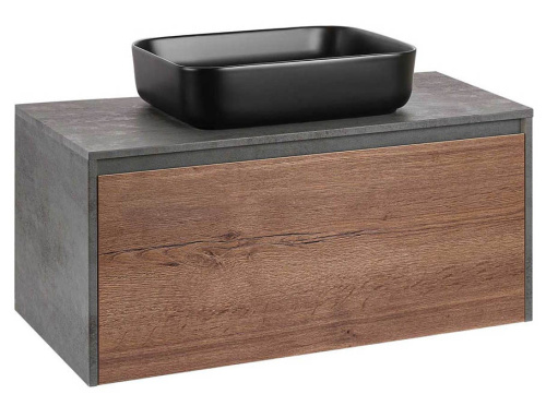 Тумба подвесная Vincea Mesa 1000 T.Oak + Beton VMC-2MS100TB