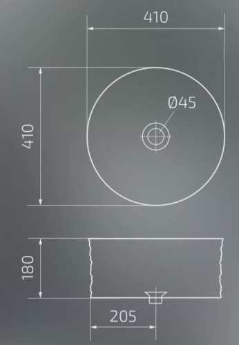 Умывальник Gid Bm969