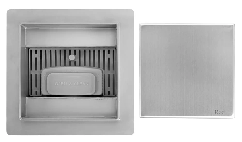 Трап для душа Rea Neo 150x150 nikiel matt G6207