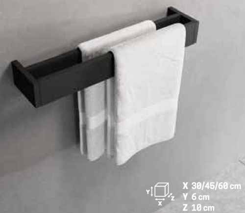 Полотенцедержатель двойной 45 см Novellini Frame R90AKFPS0245-H