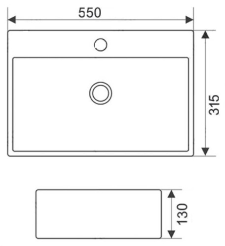 Умывальник CeramaLux 7836
