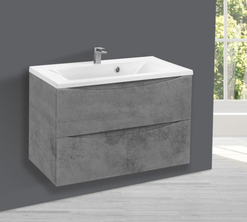 Тумба подвесная Vincea Mia 800 Beton VMC-2MA800BT