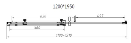 Душевой уголок Vincea Como-N VSR-4CN1012CGB