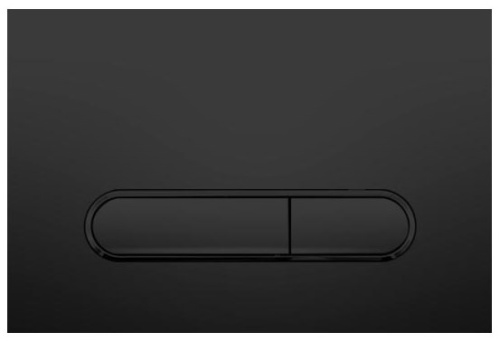 Кнопка смыва Nemo NMD012BM matte black