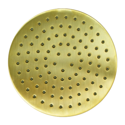 Верхний душ с шарнирным соединением 30 см Remer 359MM30BGX, золото брашированное