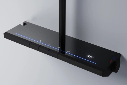 Душевая система Rea Pedro black matt P0897