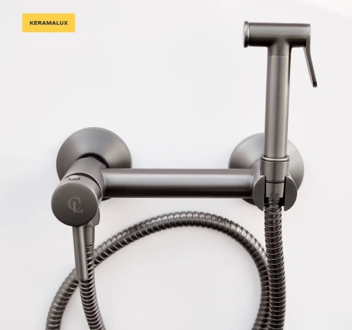 Гигиенический душ CeramaLux DRS/008 вороненая сталь