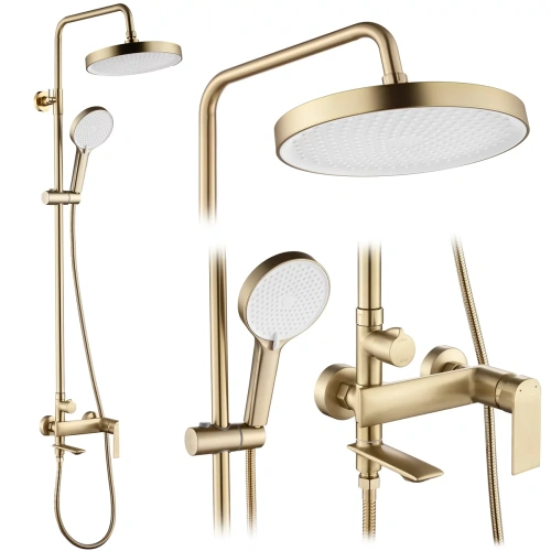 Душевая система Rea Veneta gold matt P3003