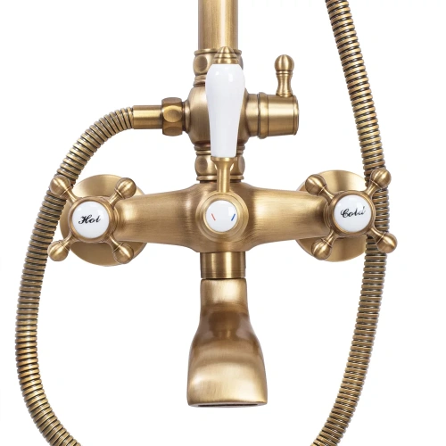 Душевая система Rea Bergamo bronze P5002