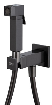 Гигиенический душ Remer Absolute Q64CFP, чёрный брашированный хром