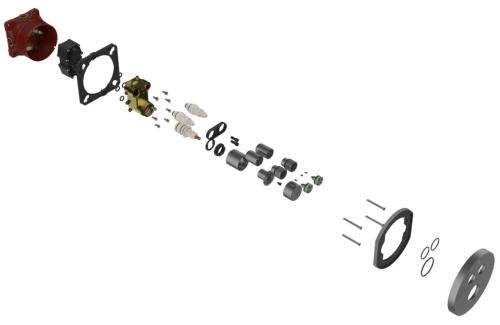 Смеситель для душа Vincea VSCV-322T-MGM