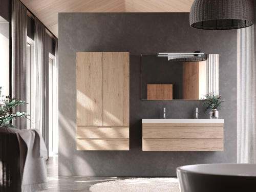 Пенал подвесной Kolpa-san Naomi N 1501/790 Dark concrete 546090