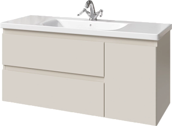 Тумба подвесная Caprigo Forte 100 36117R-SF023