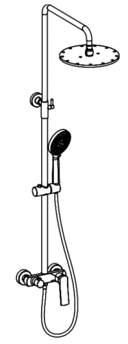 Душевая система Nemo Prima NM-1353-MB matte black