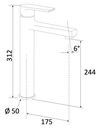 Смеситель для раковины Mariani Artic A37398AT