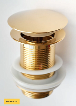 Донный клапан для раковины CeramaLux RD012 без перелива