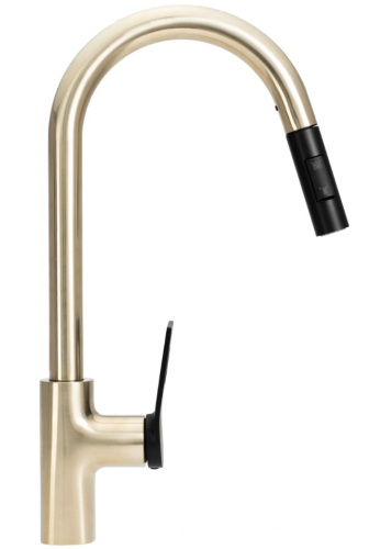 Смеситель для мойки Rea Soul Gold matt Black B6205