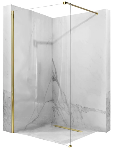 Душевая стенка Rea Aero Gold 80x195 K8439