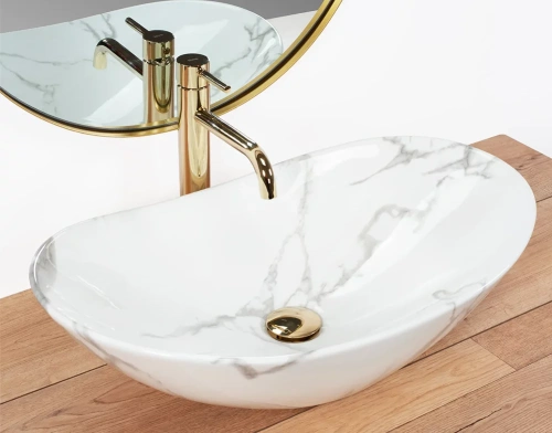 Умывальник Rea Royal Marmo Shiny U8009