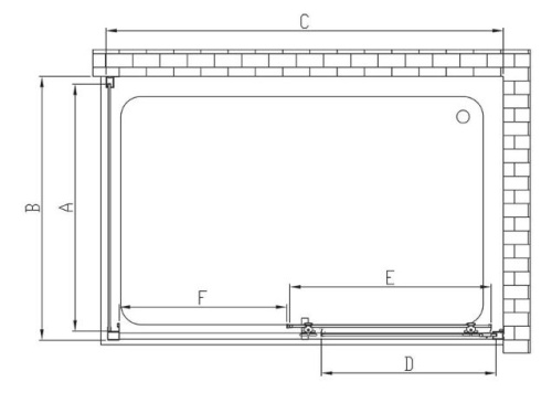 Душевой уголок Vincea Alpha VSR-3AL9014CLG