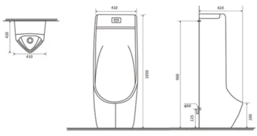 Писсуар Gid Q9555