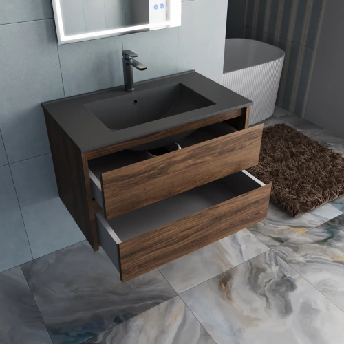 Тумба подвесная Vincea Gio VMC-2G800CO C.Oak