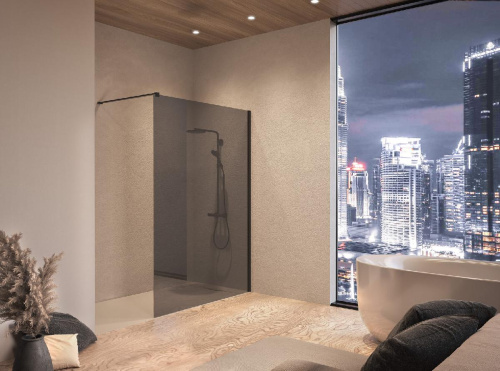 Душевая стенка Kolpa-San Calypso WO 120 black graphite 517850