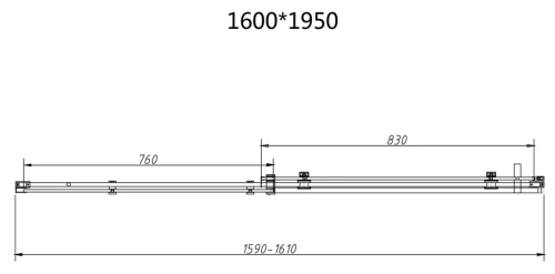 Душевой уголок Vincea Como-N VSR-4CN1016CL