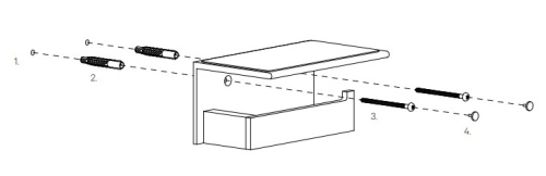 Бумагодержатель Decor Walther Contract TPH4 0654177